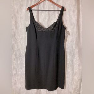 Black cocktail dress